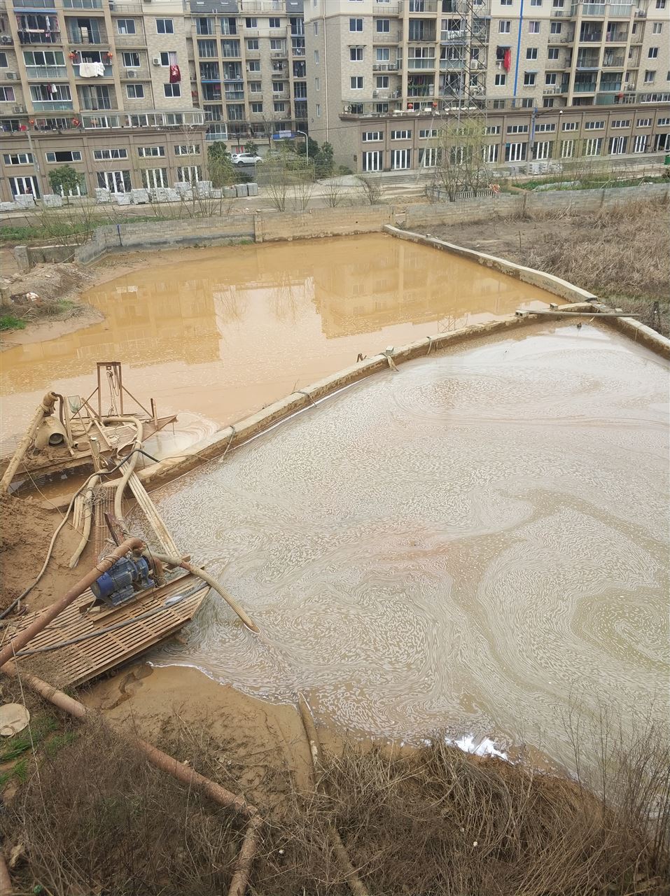 金乡沉淀池淤泥清理-厂区废水池淤泥清淤
